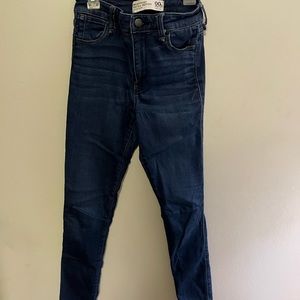 Abercrombie High Waisted Skinny Jeans